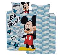 Disney Mickey Mouse Parure Literie Bébé 2 Pièces 100x135 cm Coton