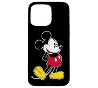 Disney Mickey Mouse Pose classique Noir Coque pour iPhone 15 Pro Max