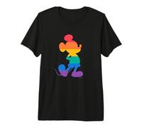 Disney Mickey Mouse Pride Classic Pose Rainbow Icon Fill T-shirt haut de gamme