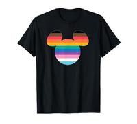 Disney Mickey Mouse Pride Inclusive Rainbow Head Icon Fill T-Shirt