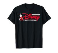 Disney Mickey Mouse Race Car Driver Racing Flag Logo 2026 T-Shirt