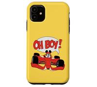Disney Mickey Mouse Racing Team "Oh Boy!" Race Car Driver Coque pour iPhone 11