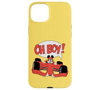 Disney Mickey Mouse Racing Team "Oh Boy!" Race Car Driver Coque pour iPhone 15 Plus