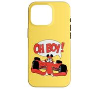 Disney Mickey Mouse Racing Team "Oh Boy!" Race Car Driver Coque pour iPhone 16 Pro
