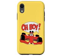 Disney Mickey Mouse Racing Team "Oh Boy!" Race Car Driver Coque pour iPhone XR