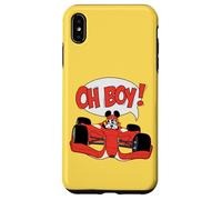 Disney Mickey Mouse Racing Team "Oh Boy!" Race Car Driver Coque pour iPhone XS Max