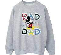 Disney - "Mickey Mouse Rad Dad" Sweat-shirt pour femme BI29194 (L) (Gris)