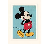 Disney Mickey Mouse (Retro) 30 x 40 cm Montée d'impression