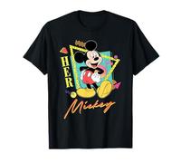 Disney Mickey Mouse Retro ’90s Couples Matching Her Mickey T-Shirt