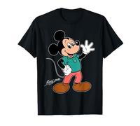 Disney Mickey Mouse Retro Character Wave Pose Trip Matching T-Shirt