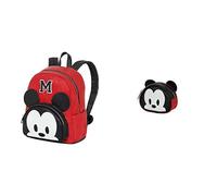 Disney Mickey Mouse Sac à dos Heady + Porte-monnaie
