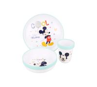 Disney Mickey Mouse - Set petit-déjeuner antidérapant 3 pièces - Gift Box