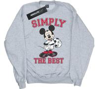 Disney - "Mickey Mouse Simply The Best" Sweatshirt für Mädchen BI26593 (152-158) (Grau)