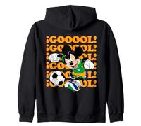 Disney Mickey Mouse Soccer "GOOOOL!" Green Team Sports Goal Sweat à Capuche