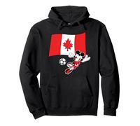 Disney Mickey Mouse Soccer Player Canada Flag Sports Team Sweat à Capuche