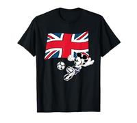 Disney Mickey Mouse Soccer United Kingdom Flag Sports Team T-Shirt
