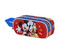 Disney Mickey Mouse Star-Trousse 3D Double, Multicolore, 22 x 10 cm