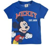 Disney Mickey Mouse, T Shirt Manches Courtes, Bébé Garçon (Bleu,12 Mois)
