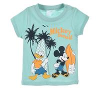 Disney Mickey Mouse, T Shirt Manches Courtes, Bébé Garçon (Turquoise,24 Mois)