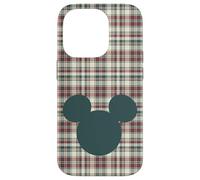 Disney Mickey Mouse Tête Icône Noël Vacances Plaid Coque pour iPhone 14 Pro