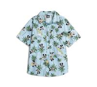 Disney Mickey Mouse Toddler Boys Hawaiian Shirt Button Down Short Sleeve Aloha 2T