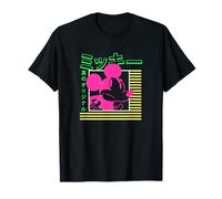 Disney Mickey Mouse Vintage Kanji Neon Portrait T-Shirt