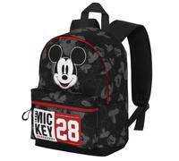 Disney Mickey Mouse Year-Petit Sac à dos HS FAN, Noir, 25 x 35 cm, Capacité 12 L