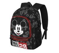 Disney Sac à dos Mickey Mouse Fight FAN 2.2 – Gris / Rouge / Noir / Blanc – Taille unique