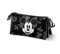 Disney Mickey Mouse Year-Trousse Triple, Noir, 23 x 11 cm