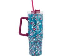 Disney Mickey MouseGobelet thermique en acier inoxydable avec paille et poignée - 940?ml