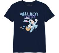Disney « Mickey Oh Boy Easter » BODMICKTS089 T-Shirt Garçon, Navy, Taille 12 Ans