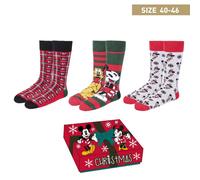 Disney - Mickey - Pack De 3 Paires De Chaussettes (P40-46)