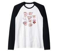 Disney Mickey & Pals Valentine's Coffee Have a Brewtiful Day Manche Raglan