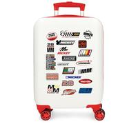 Disney Mickey Racing Valises de Cabine Taille Unique, Blanc, Talla única, Valises de Cabine