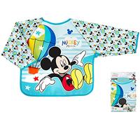Disney Mickey Simply Bavoir en PEVA avec manches