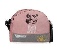 Disney Mickey The Blogger Bandoulière Rose 20,5x16,5x6 cms PVC et Polyester