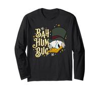 Disney Mickey's Christmas Carol Ebenezer Scrooge Bah Humbug Manche Longue