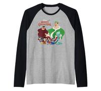 Disney Mickey's Christmas Carol Scrooge & Cast of Characters Manche Raglan