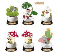 Disney Mini Diorama scène statues amour plantes série 12 Cm bête royaume jouets