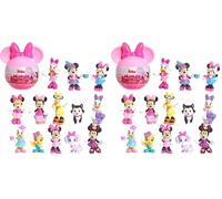 Disney Mini-Figurines Minnie Mouse de Junior à Collectionner, série 3, Figurines de 4,5 à 6,8 cm de Haut, Jouets pour Enfants de 3 Ans et Plus par Just Play (Lot de 2)