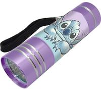 Disney Mini lampe torche Stitch et Angel Design Stitch Angel et Scrump, 9 LED, avec sangle de poupée, cadeau pour filles | Lilas