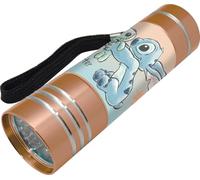 Disney Mini lampe torche Stitch et Angel Design Stitch Angel et Scrump, 9 LED, avec sangle de poupée, cadeau pour filles Orange