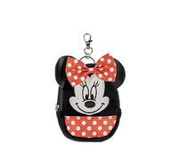 DISNEY Mini porte-clés Minnie Mouse noir et rouge, Noir, blanc et rouge, Taille unique, Moderne