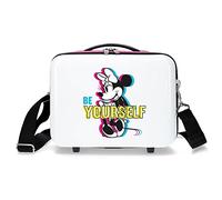 Disney Minnie Be Yourself - Traits Trousse de toilette adaptable Blanc 29x21x15 cms ABS