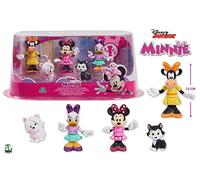 Disney Minnie Coffret 5 Figurines 7,5 cm Articulées, 5 Personnages à Collectionner, Jouet pour Enfants Dès 3 Ans, GIOCHI PREZIOSI, MCN19