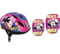 DISNEY MINNIE Combo casque + genouilleres + coudieres