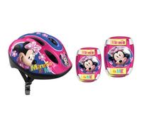DISNEY MINNIE Combo casque + genouillères + coudières