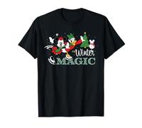 Disney Minnie & Daisy Christmas Winter Magic Holiday Skating T-Shirt