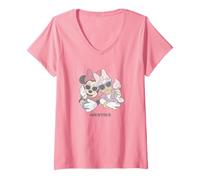 Disney Minnie & Daisy Sunglasses and Treats Besties T-Shirt avec Col en V