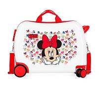 Disney Minnie Diva Valise pour Enfant Multicolore 50 x 39 x 20 cm Rigide ABS Fermeture à Combinaison latérale 34 L 1,8 kg 4 Roues Bagages à Main, Multicolore, Valise pour Enfant